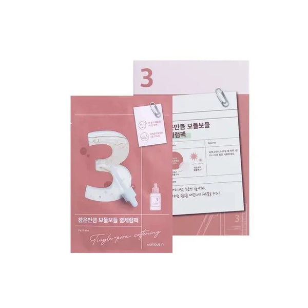 numbuzin - No. 3 Tingle-Pore Softening Sheet Mask